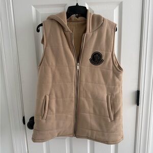 Moncler Beige Padded Vest